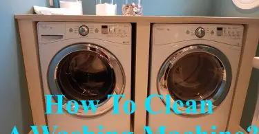 How to clean a washing machine?