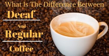 Difference between decaf and regular coffee