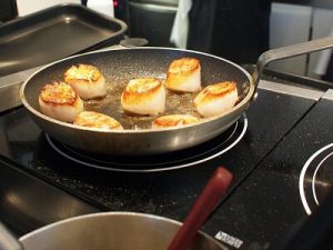 searing scallop with perfect pan