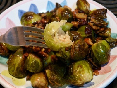 Roasted Brussels sprouts