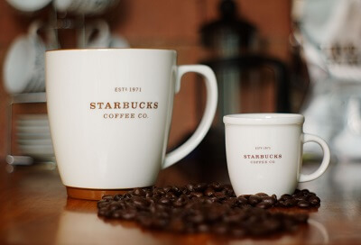 starbucks coffee mug size