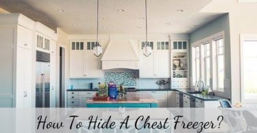 how to hide a chest freezer