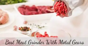 best meat grinder with metal gears