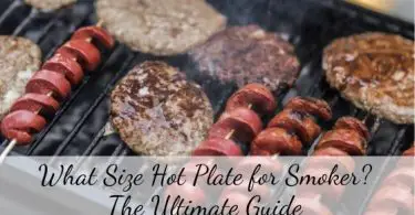what size hot plate for smoker
