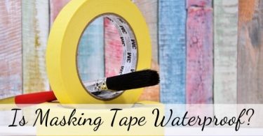 is masking tape waterproof