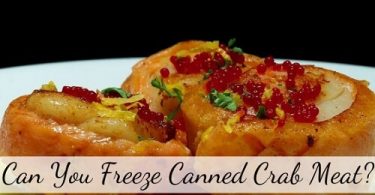 can you freeze canned crab meat