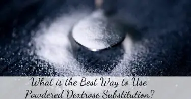 powdered dextrose substitute