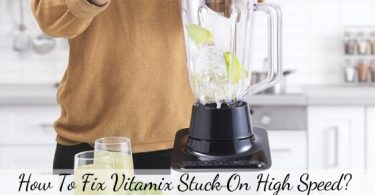 vitamix stuck on high speed