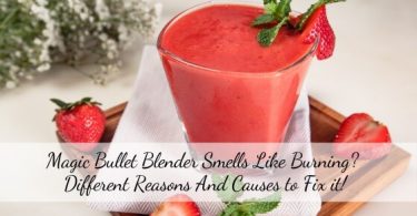 Magic Bullet Blender smells like burning