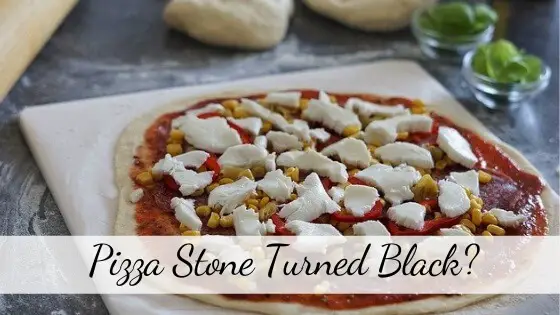 Pizza stone turned black