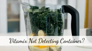 Vitamix Not Detecting Container