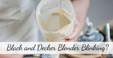 Black and Decker Blender Blinking