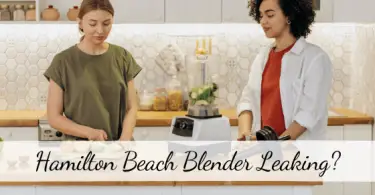 Hamilton Beach Blender Leaking