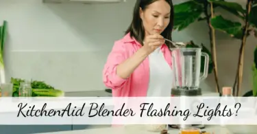 kitchenaid blender flashing lights