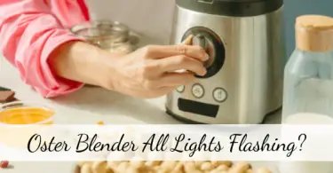 Oster Blender All Lights Flashing