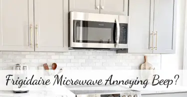 Frigidaire Microwave Annoying Beep