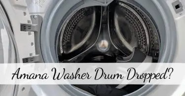 Amana Washer Drum Dropped