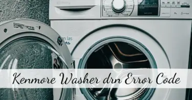 Kenmore Washer drn Error Code