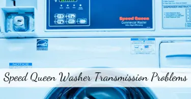 Speed Queen Washer Transmission Problems