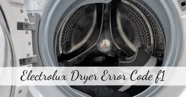 Electrolux Dryer Error Code f1