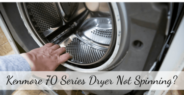 Kenmore 70 series Dryer Not Spinning