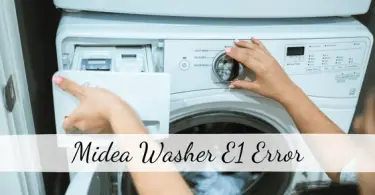 Midea Washer E1 Error Code