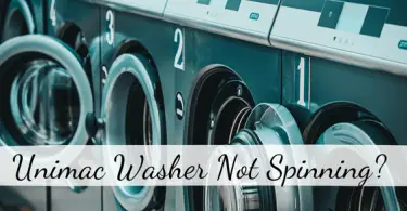 Unimac Washer Not Spinning