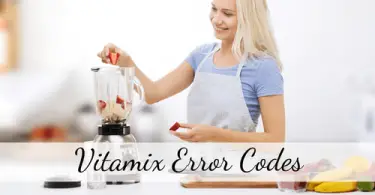 Vitamix Error Codes