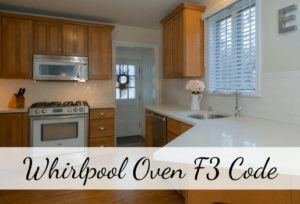 Whirlpool Oven F3 Code