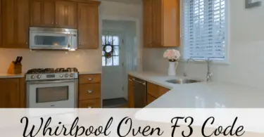 Whirlpool Oven F3 Code