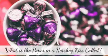 What is the Paper in a Hershey Kiss Called