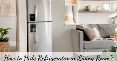 How to Hide Refrigerator in Living Room