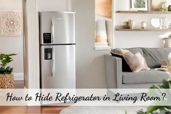 How to Hide Refrigerator in Living Room